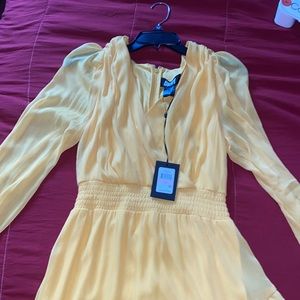DKNY Yellow dress